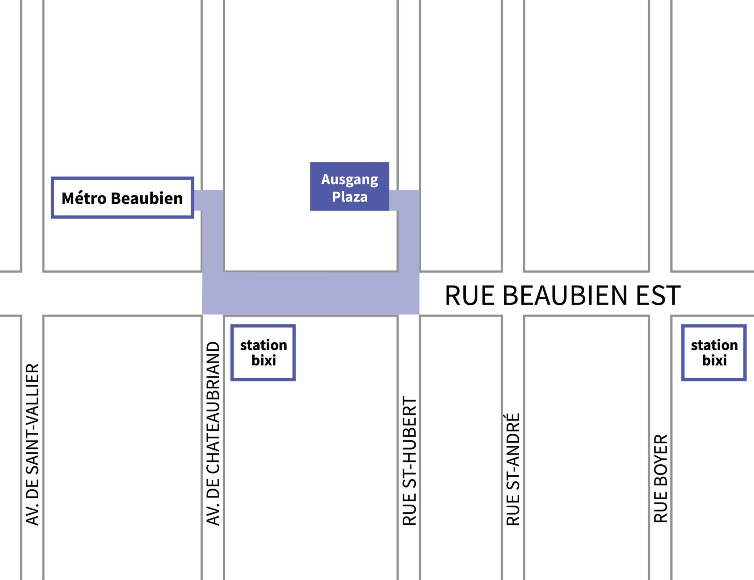 carte Ausgang Plaza carte Ausgang Plaza